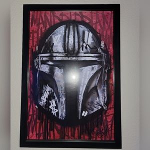 The mandalorian art print
